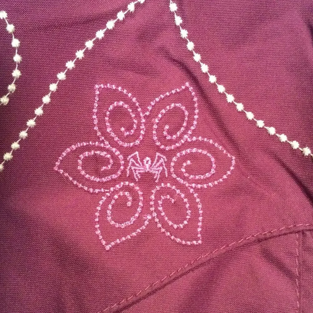 Spyder embroidered Purple Winter Jacket 12